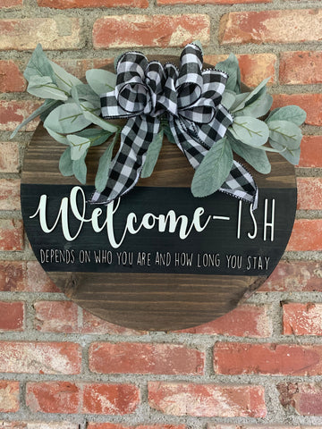 Welcome-ISH Door Hanger