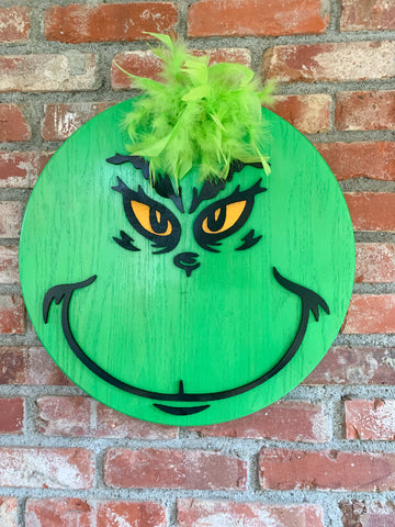The Grinch Door Hanger