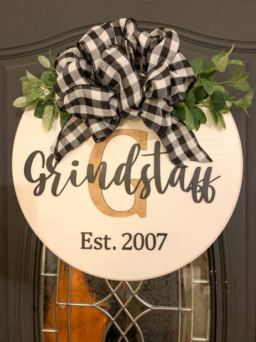 Personalized Door Hanger Sign