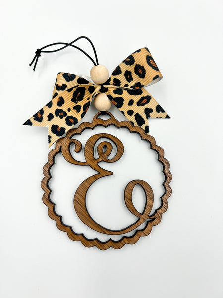 Initial Car Charms